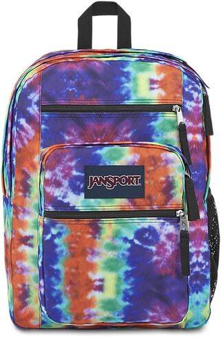JanSport Big Laptop Backpack Navy - Computer Bag with 2 Compartments, Ergonomic Shoulder Straps, 15" Laptop Sleeve, Haul Handle - Book Rucksack in Kuwait