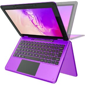 AWOW Purple 11.6" FHD 2 in 1 Touchscreen Laptop with Stylus, Intel N4120 Processor 6GB RAM 256GB M.2 SSD Storage Kids Convertible Laptop in Kuwait