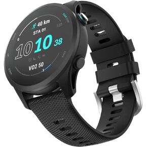 OVERSTEP Compatible with Garmin Vivoactive 4, Forerunner 255 Watch Bands, 22mm Wrist Strap Quick Release Waterproof Soft Silicone Bands for Garmin Venu 2/Forerunner 255 Music/Vivoactive 4 Smartwatch
