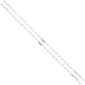 BN96-45954A BN44-00947A شرائط/قضبان الإضاءة الخلفية LED لتلفزيون سامسونج 43 بوصة AOT 43 NU7100F AOT_43_NU7100F_2X28_3030C UE43NU7100 UE43NU7120 UE43NU7170 HG43AJ690U HG43EJ690U UA43NU7090K HG43AJ670U in Saudi Arabia