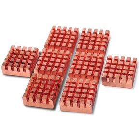 Lost ocean Copper VGA RAM Cooling Heatsinks cooler and Cable Tie(8 PCS ) in Saudi Arabia