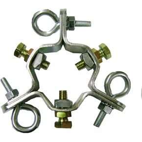 EZ 43-A Adjustable 3 Way Down Guy Ring for up to 2-1/4" Mast - Heavy Duty