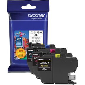 خرطوشة حبر سوداء مقاس XL من Brother Printer LC30172PK عالية الإنتاجية - عبوة من قطعتين in Kuwait