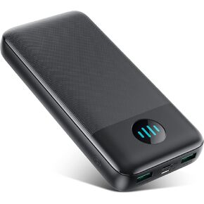 شاحن محمول Yacikos بقدرة 33800 مللي أمبير في الساعة، PD 3.0A USB-C لإدخال وإخراج بنك الطاقة، 3 مخارج شاحن احتياطي لحزمة البطارية متوافق مع iPhone 14/13، Android، Samsung Galaxy، Nexus، Google LG OnePlus والمزيد in Kuwait