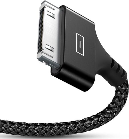 AviBrex USB to 30 Pin Charging Cable 3.3ft 2-Pack, USB Fast Charging & Sync Data Cable Nylon Braided Cord Compatible iPhone 4/4s/3G/3GS, iPad 1 2 3,iPod Touch 4 3 2 1, iPod Classic 3 2 1-Grey in Saudi Arabia