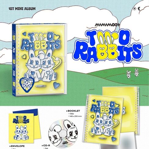 MAMAMOO+ - Two Rabbits (1st Mini Album) CD+Folded Poster (+ 1 Folded Poster) in Kuwait