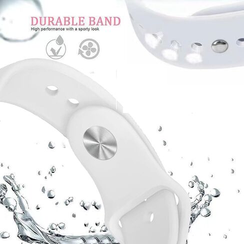 Silicone & Nylon Watch Bands for Garmin Vivoactive 4S / Venu 2S /Venu 3S / Vivomove 3S, Soft Sport 18mm Quick Release Replacement Wristband Strap for Garmin Forerunner 255s/255s Music in Kuwait