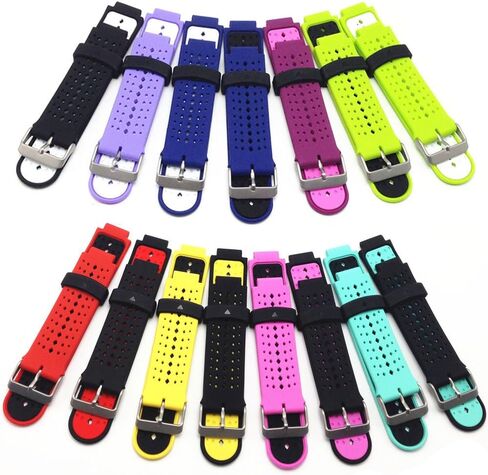 ZSZCXD حزام ساعة بديل من السيليكون الناعم لساعة Garmin Forerunner 230/235 / 220/620 / 630/735 الذكية in Kuwait
