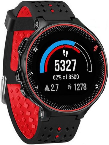 ZSZCXD حزام ساعة بديل من السيليكون الناعم لساعة Garmin Forerunner 230/235 / 220/620 / 630/735 الذكية in Kuwait
