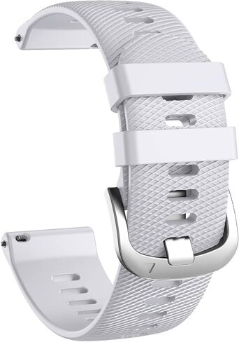 OVERSTEP Watch Band for Garmin Forerunner 255/265/Vivoactive 4/Venu 2 | 22mm Silicone Watch Bands for Garmin Vivoactive 4/Forerunner 255/265 Music/Venu 2 in Kuwait