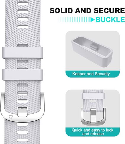 OVERSTEP Watch Band for Garmin Forerunner 255/265/Vivoactive 4/Venu 2 | 22mm Silicone Watch Bands for Garmin Vivoactive 4/Forerunner 255/265 Music/Venu 2 in Kuwait