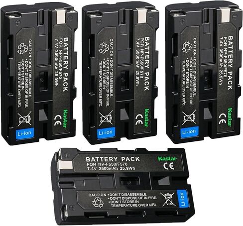 Kastar NP-F580 Battery 7.4V 3500mAh Replacement for Blackmagic Design NP-F570 Battery, Blackmagic Design Pocket Cinema Camera 6K Pro, Blackmagic Design Pocket Cinema Camera 6K G2 (3-Pack) in Saudi Arabia