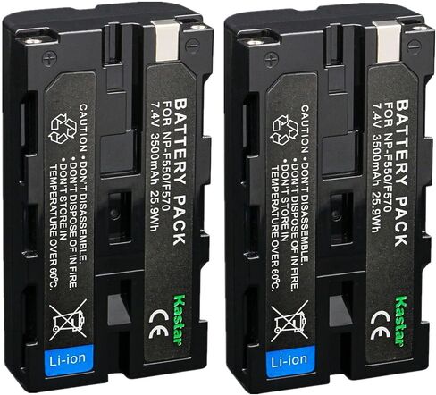 Kastar NP-F580 Battery 7.4V 3500mAh Replacement for Blackmagic Design NP-F570 Battery, Blackmagic Design Pocket Cinema Camera 6K Pro, Blackmagic Design Pocket Cinema Camera 6K G2 (3-Pack) in Saudi Arabia