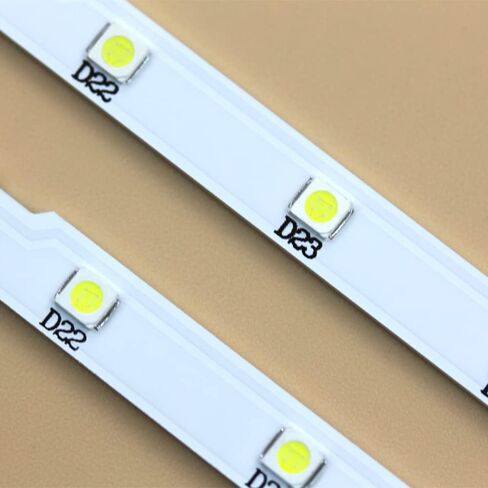 BN96-45954A BN44-00947A Edge Lit LED Backlight Strips/Bars for Samsung 43" TV AOT 43 NU7100F AOT_43_NU7100F_2X28_3030C UE43NU7100 UE43NU7120 UE43NU7170 HG43AJ690U HG43EJ690U UA43NU7090K HG43AJ670U in Saudi Arabia