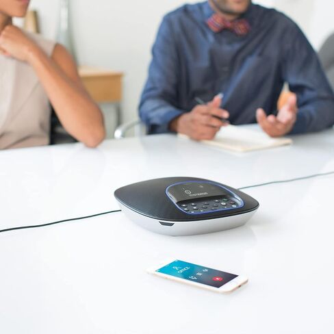 Logitech Group Video Conferencing Bundle with Expansion Mics for Big Meeting Rooms, Black and Silver in Saudi Arabia