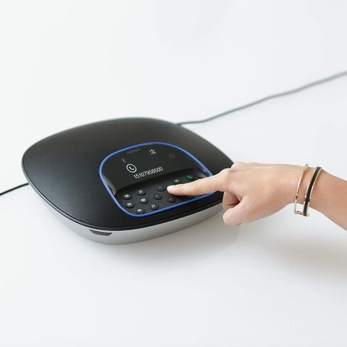 Logitech Group Video Conferencing Bundle with Expansion Mics for Big Meeting Rooms, Black and Silver in Saudi Arabia