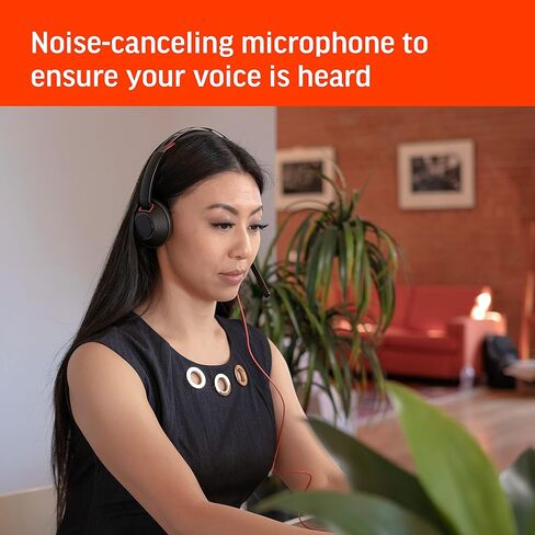 Plantronics - Blackwire C5210 - Wired, Single Ear (Monaural) Headset with Boom Mic - Computer Headset - USB-A, 3.5 mm to Connect to Your PC, Mac, Tablet, or Cell Phone in Saudi Arabia