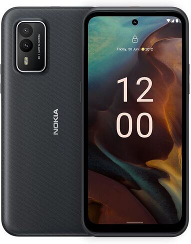 نوكيا XR21 5G | أندرويد 12 | هاتف ذكي مفتوح | ثنائي الشريحة | النسخة الأمريكية | 6/128 جيجابايت | شاشة 6.49 بوصة | كاميرا مزدوجة 64 ميجابكسل | سواد منتصف الليل in Kuwait