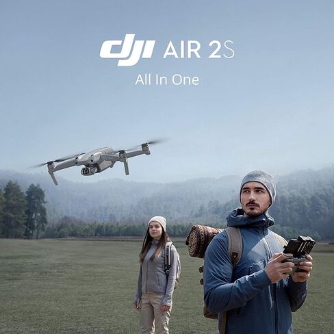 DJI Air 2S Fly More Combo Drone Quadcopter مع فيديو 5.4K، ومستشعر CMOS 1 بوصة، وكاميرا ذات محورين ثلاثي المحاور، وبطارية ثلاثية، وحزمة مرشحات ND مع حقيبة ظهر Deco Gear، ووسادة هبوط وبرامج in Kuwait