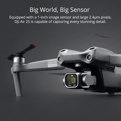 DJI Air 2S Fly More Combo Drone Quadcopter مع فيديو 5.4K، ومستشعر CMOS 1 بوصة، وكاميرا ذات محورين ثلاثي المحاور، وبطارية ثلاثية، وحزمة مرشحات ND مع حقيبة ظهر Deco Gear، ووسادة هبوط وبرامج in Kuwait