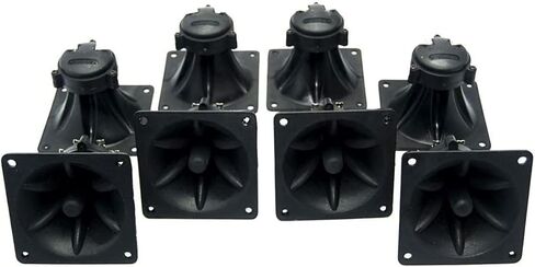 4 ازواج من مكبر صوت بيزو 3.25 انش × 3.25 انش مكبر صوت دي جيه مربع مفرد سوبر بوق NTX-1004PZ in Kuwait