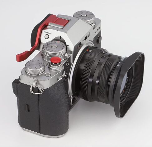 Haoge THB-XT4B الحذاء الساخن المعدني الإبهام حتى الراحة قبضة اليد ل Fujifilm فوجي X-T3 X-T4 XT3 XT4 ملحقات الكاميرا أسود in Kuwait
