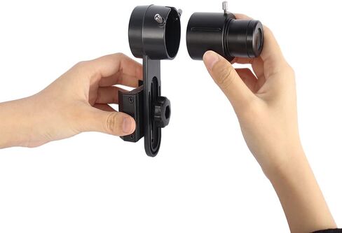 محول هاتف تلسكوب SOLOMARK مقاس 1.25 بوصة مزود بعدسة بارلو مدمجة 1.5X - والتي يمكن أن تساعد في محاذاة الهاتف الذكي المنكسر والعاكس بسرعة in Kuwait