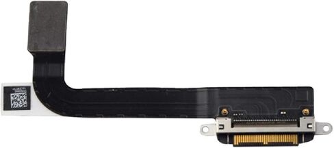 موصل قاعدة شحن جديد من ديديا متوافق مع ايباد 3 (A1403 A1416 A1430) 2012 الجيل الثالث كابل مرن لتجميع منفذ الشحن (اسود) in Kuwait