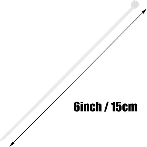 Mini Skater 6 Inch Multi-Color Multi-Purpose Heavy Duty Nylon Zip Cable Ties (200, Gold) in Kuwait