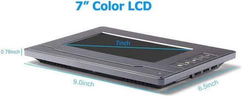 Video Intercom System, Wired 7 Inches Monitor Video doorphone Doorbell System,Video Door Phone HD Camera Kits Support Unlock, Monitoring, Dual-Way Intercom for Villa House Office Apartment in Saudi Arabia