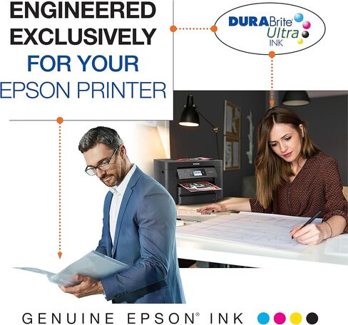 EPSON 702 DURABrite Ultra Ink Standard Capacity Black Cartridge (T702120-S) Works with WorkForce Pro WF-3720, WF-3730, WF-3733 in Kuwait