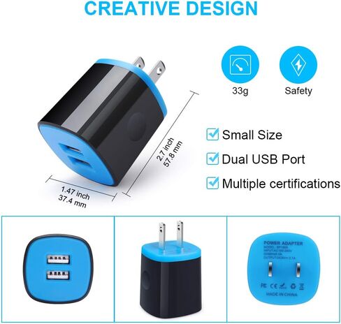 شاحن سيارة USB C لـ Google Pixel 8/8 Pro/7a/7/7 Pro 6/6 Pro/6a 5/5a 4/4a/4xl 3/3a/3xl 2/2xl XL، Samsung Galaxy S23 S22 S21 A10e، سيارة محول شاحن جداري لشحن كابل الشحن السريع من النوع C in Kuwait