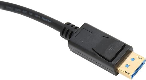 كابل Sanpyl Mini DisplayPort إلى DisplayPort، كابل 8K DP 8K 60HZ 4K 144HZ 2K 165 هرتز 32.4 جيجابت في الثانية 30 سم كابل تمديد Mini Displayport لأجهزة الكمبيوتر المحمول وشاشة الألعاب التلفزيونية in Kuwait