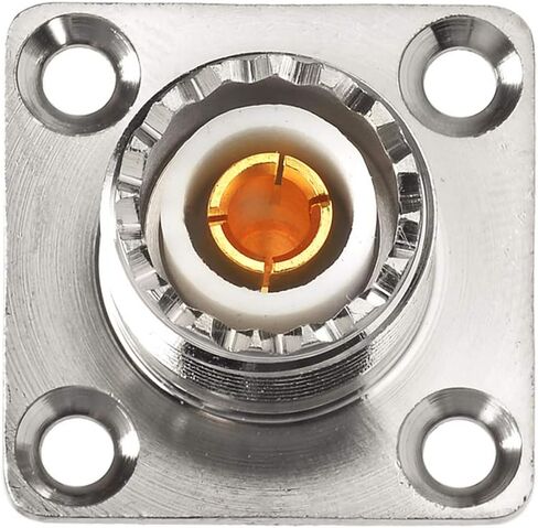 wlaniot SO239 Coupler SO-239 Coax Connector Adapter UHF Female to Female SO239 Barrel Connector Ham Radio Coax Connectors 2pcs in Kuwait