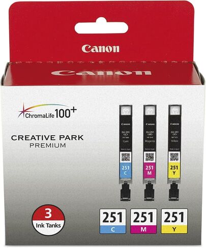 Canon CLI-251 Magenta Compatible to iP7220,iP8720,iX6820,MG5420,MG5520/MG6420,MG5620/MG6620,MG6320,MG7120,MG7520,MX922/MX722 Printers (Pack of 2) in Kuwait