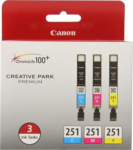 Canon CLI-251 Magenta Compatible to iP7220,iP8720,iX6820,MG5420,MG5520/MG6420,MG5620/MG6620,MG6320,MG7120,MG7520,MX922/MX722 Printers (Pack of 2) in Kuwait