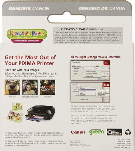 Canon CLI-251 Magenta Compatible to iP7220,iP8720,iX6820,MG5420,MG5520/MG6420,MG5620/MG6620,MG6320,MG7120,MG7520,MX922/MX722 Printers (Pack of 2) in Kuwait