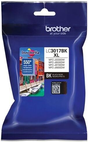 خرطوشة حبر سوداء مقاس XL من Brother Printer LC30172PK عالية الإنتاجية - عبوة من قطعتين in Kuwait