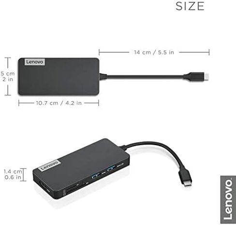 لينوفو موزع USB C 7 في 1 in Saudi Arabia