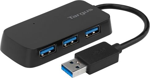 تارجوس، موزع USB 3.0 بـ 4 منافذ (ACH124US)، أسود in Kuwait