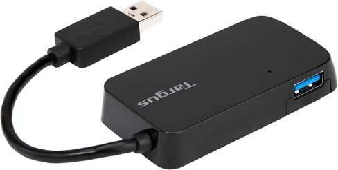 تارجوس، موزع USB 3.0 بـ 4 منافذ (ACH124US)، أسود in Kuwait