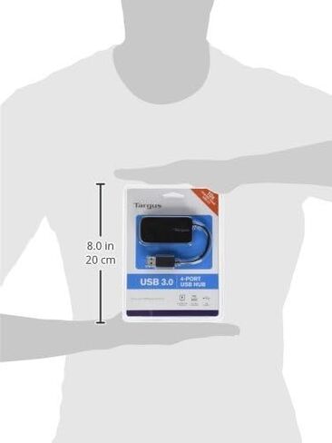 تارجوس، موزع USB 3.0 بـ 4 منافذ (ACH124US)، أسود in Kuwait