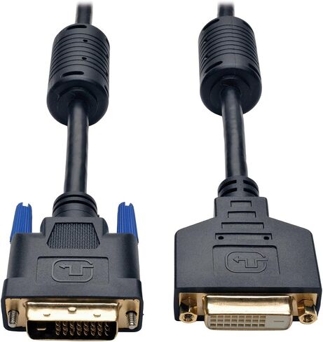 كابل توصيل مزدوج DVI من Tripp Lite ، كبل شاشة رقمية TMDS (DVI-D M/F) 6 أقدام (P562-006) in Kuwait