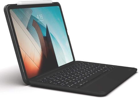 ZAGG Folio Keyboard - Backlit Tablet Keyboard and Case, Bluetooth - Made for iPad Pro 11"" (2018) - Black (103002357) in Saudi Arabia