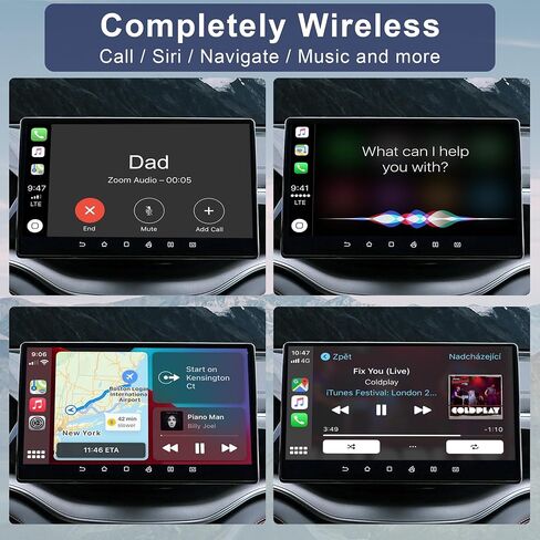 Wireless CarPlay Adapter Dongle for iPhone - Wireless Dongle for Factory Wired CarPlay Cars from 2017, Fit for USB C and A, Plug and Play, Auto Connection in Saudi Arabia