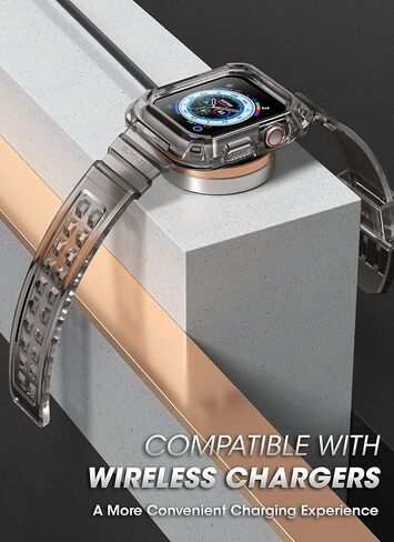 SUPCASE for Apple Watch 9/8/7/6/5/4/SE Case with Band 41mm/40mm, FrostBlack | Side Bumper, Adjustable Strap Band, Heavy Duty Protection, Anti-Scratch, Sport Style for Men, Unicorn Beetle Pro in Kuwait