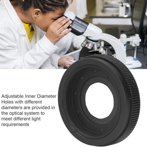 Kadimendium Iris Aperture 1.5 إلى 29mm ID 55mm OD M42 إلى M42 Iris الحجاب الحاجز فتحة المكثف قابل للتعديل القزحية فتحة الحجاب الحاجز للنظام البصري in Kuwait