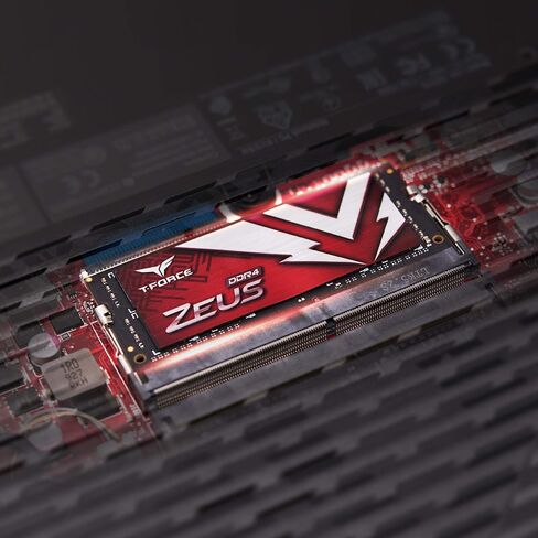 تيم جروب ذاكرة RAM DDR4 SODIMM زيوس DDR4 SODIMM 32GB 3200MHz (PC4-25600) 260 دبوس CL16 لاب توب او سي من تي فورس - TTZD432G3200HC16F-S01 in Kuwait
