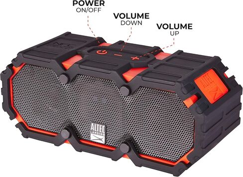 Altec Lansing LifeJacket 2 - Waterproof Bluetooth Speaker, Floating Portable Speaker for Travel & Outdoor Use, Deep Bass & Loud Sound, 30 Hour Playtime in Kuwait