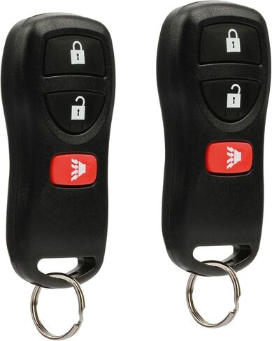 جهاز تحكم عن بعد للدخول بدون مفتاح يناسب Nissan Altima Maxima 350Z Armada Quest Sentra / Infiniti EX35 FX35 FX45 G35 I35 Q45 QX56 (KBRASTU15)، مجموعة من 2 in Kuwait